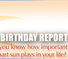 Solar Return Birthday Report